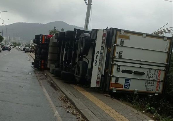 Anamur da fırtına.